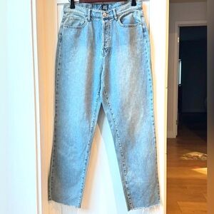 BDG Urban Outfitters Slim Straight Jeans Size 29 Button Fly Raw Hem